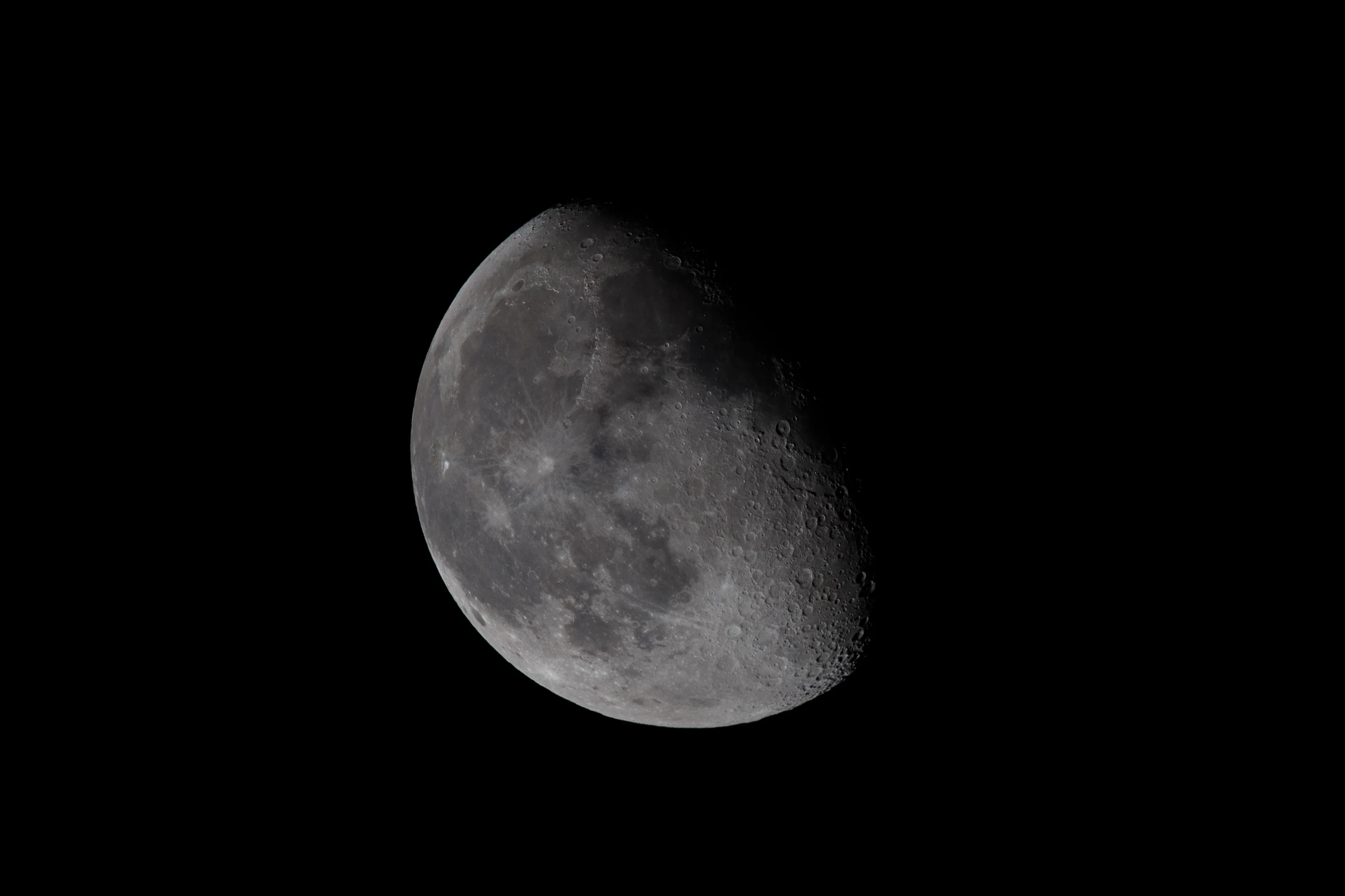 Waning gibbous moon